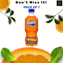 Fanta Orange Flavored Soda – Refreshing Citrus Soft Drink, 20 fl oz Bottle