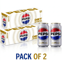 Zero Sugar Caffeine Free Cola Soda 12 fl oz, 24 Pack | Carbonated Refreshing Soft Drink Can Case