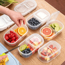 Food-Grade PP Clear Storage Containers with Lids, Leak-Proof Airtight Fridge Organizer Bins, Reusable for Fruits Vegetables Salads Meal Prep And Picnic Lunch Boxes
