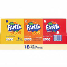 Sparkling Fruit-Flavored Soda Variety Pack, 12 fl oz Cans, 18 Count – Assorted Refreshing Flavors