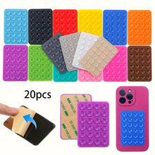 A Set of 20 · Multifunctional Silicone Suction Cups for Mobile Phones - Universal Type - Suitable for Tablet Cases · Strong Adhesion, Easy to Remove, Reusable And Washable · Ideal for Decorating Phone Cases And for Ramadan Phone Additions As Computer-Su