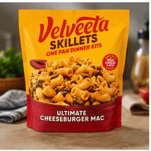 Ultimate Cheeseburger Mac One-Pan Dinner Kit, 12.8 oz Box, Easy Pasta Meal with Creamy Cheese Sauce