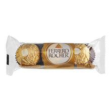Ferrero Rocher Chocolate Hazelnut Pralines, Approx. 12 Pieces (4-Pack), Premium Chocolate Gift Candy