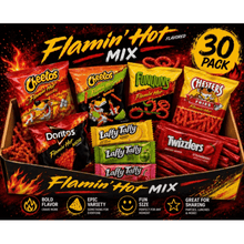 Flamin' Hot Snacks, Variety Pack, snack and candy