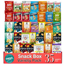 Snacks Variety Pack - Healthy Snack Gift Box - Snacks for Adults, Bulk Assortment By Baigwal. (35 pack)