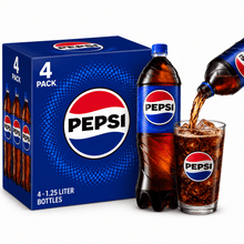 Pepsi Cola Soda 1.25L Plastic Bottle 4 pack