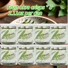 4 And 8 Cans of Fruit Okra Crisps, 2.11Oz Each, Hot Selling Snacks, Dehydrated Vegetables And Fruits, Christmas And Halloween Desserts, Office Drama Snacks, Holiday Season Gifts, Internet Famous Snacks, Easter, Christmas, St. Patrick'S Day