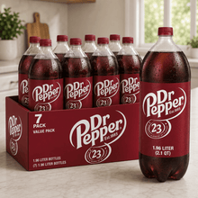Dr Pepper Soda Pop, 11.50 fl oz, Bottle 7 count