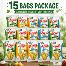 15 Pack Sensible Portions Garden Veggie Straws Variety Pack – Assorted Veggie Straw Snack Bags, Crunchy Vegetable Chips, Individually Wrapped Snacks Lunchbox Snacks, Office Snacks, Party Pack & Travel Snacks