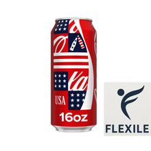 Coca-Cola Classic Cola Soda Pop Can, 16 fl oz, Refreshing Carbonated Soft Drink, Convenient Single Serve Beverage for Home, Work & On-the-Go Enjoyment