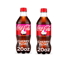 (2 PACKS) Coca-Cola Cherry Float Soda Pop Bottle, 20 fl oz