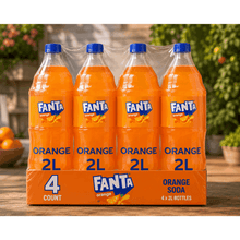 4 count Fanta Orange Soda Pop Bottle 42 fl oz 4 count