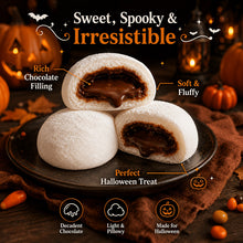3 Bags Chocolate Filled Marshmallows Suitable for Back to School, Halloween, Christmas Parties - Individually Wrapped Resealable Snacks with Milk Allergy Warning, Creamy Chewy Treats for Kids, Office & Daily Use (Dairy Product)