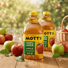Mott's 100% Apple Juice, 64 Fluid Ounce, Bottle 2 Packs