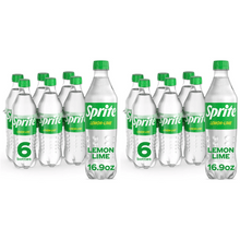 PACK OF 2 Sprite Lemon-Lime Caffeine Free Soda Pop Bottles, 16.9 fl oz, 6 Pack