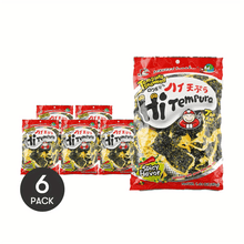 TAO KAE NOI, 6 Packs Super Crispy Grilled Tempura Seaweed Hot Spicy Flavor 1.41 Oz Snack