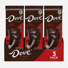 Rich Dark Chocolate Candy Bars, 3.30 oz Each, 3-Pack – Dove