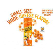Cheetos Minis Cheddar Flavored Snack Chips, 3.625 oz Canister, Crunchy Ready-to-Eat Cheese Snacks for Home, School & On-the-Go