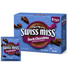 Swiss Miss Dark Chocolate Hot Cocoa Mix, 8 Pack – Naturally Flavored Rich and Creamy Hot Chocolate Drink Mix – Individual Envelopes, Just Add Hot Milk