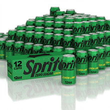 Sprite Zero Sugar Lemon-Lime Soda, Caffeine Free, 12-Can Fridge Pack, Total 9.00 lb