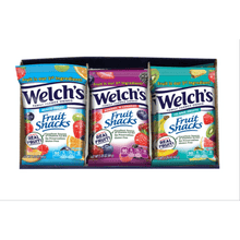 Welch's Fruit Snacks, Variety Pack, 2.25 oz 2pk original, 1pk island and berries