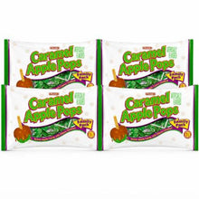 Green Apple and Caramel Lollipops, Sweet and Tangy Individually Wrapped Candy for Parties and Candy Bowls 4-pack