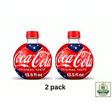 Coca-Cola Soda Pop Orb Bottle, 13.5 fl oz (2 Pack) – Classic Coca-Cola Carbonated Soft Drink, Refreshing Cola Soda Beverage, Iconic Orb Bottle Design, Ready-to-Drink Coke, Perfect for Sharing, Meals, Snacks & Everyday Refreshment