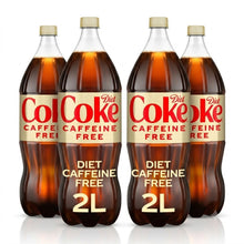 Diet Coke Caffeine-Free Soda Pop Bottle, 2 Liters pack of 4