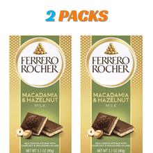 Macadamia Chocolate Bars Bulk Pack – Creamy Chocolate with Nut Crunch, Premium Snack, Family Value, 3.1 oz Each, Pack of 2