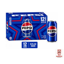 Pepsi Cola Soda Soft Drink, 12 fl oz Cans each, 12 Pack, Carbonated Cola Beverage