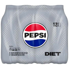 Diet Pepsi Soda, 16.9 fl oz Bottles, 12 Count, Zero Sugar Carbonated Cola Soft Drink