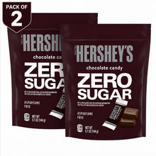 Hershey's Zero Sugar Chocolate Candy, 5.1 oz Bag, Pack of 2
