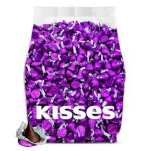 Dark Chocolate Kisses Bulk - 200 Pieces Dark Chocolate Individually Wrapped Kisses Candy Bulk - Purple Kisses Bulk Chocolate for Party Favors, Candy Buffets & Office Treats - 2 Pounds