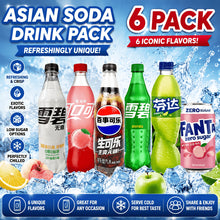 Asian Soda Set, 6 Bottles