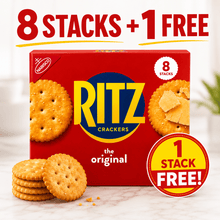 RITZ Original Crackers 9 Pack 3.43 oz Snack Packs Ready to Eat Crackers