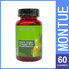 MONTUE -60CT-Apple Cider Vinegar +Apple Cider Vinegar and Lactobacillus - Vitamin Complex - Dietary Supplement - 60 Gummies