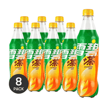 COCA COLA CHINA, 8 Packs Sprite Lemon Tea Flavor Soda 16.9 Fl Oz Bottles Refreshing Citrus Drink