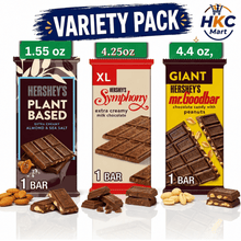 Hershey’s Chocolate Variety Pack – Plant Based Almond Sea Salt, Peanut Chocolate Mr. Goodbar & Symphony Milk Chocolate Bars, Pack of 3 (Net Weight 10.15oz)
