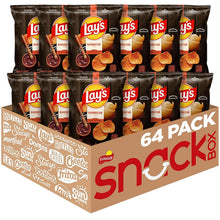 Lay’s Barbecue Flavored Potato Chips Snack Bags – 1.5oz Individual Packs, Crunchy BBQ Potato Crisps, Party Lunch Travel Snack Pack, Pack of 64
