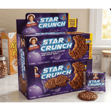 2 Value Pack Little Debbie Big Pack Star Crunch Cosmic Snacks, Crispy Rice Chocolate Caramel Snack Bars, 24 Count, 52.76 oz