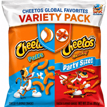 Cheetos Combo Pack, Cheese Flavored Puffs & Crunchy Cheese Snacks, Classic Cheesy Snack