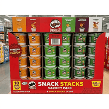 Snack Stacks Variety Pack Chips – Assorted Crunchy Chip Snacks, Classic & Bold Flavors, Individually Wrapped Single-Serve Bags, Perfect for Lunchboxes, Offices, Parties & On-the-Go Snacking