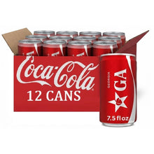 (12 Pack) Coca-Cola Soda Pop Mini Cans, 7.5 fl oz