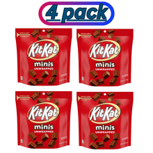 4-Pack Unwrapped Minis Milk Chocolate Wafer Candy - 7.6 oz