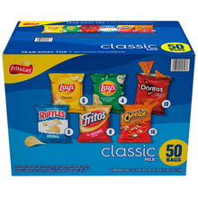 Classic Mix Variety Pack Chips, 50 Count Assorted Single-Serve Snack Bags – Traditional Potato Chips & Flavored Favorites Multipack, Grab-and-Go Individual Packs