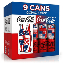 3- Diet Coke Soda Pop Can, 16 fl oz and 3- Coca-Cola Soda Pop Can, 16 fl oz and 3- Coca-Cola Zero Sugar Soda Pop Can, 16 fl oz