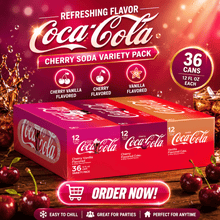 Coca-Cola Cherry Soda Variety Pack 12 fl. oz., 36 pk.
