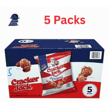 Caramel Coated Popcorn and Peanuts Snack Packs – Sweet Caramel Popcorn Mixed with Crunchy Peanuts – Individually Wrapped Snack Bags for Parties, Office Snacks & Grab-and-Go Treats – Total 05 Packs, 1.25 oz Each