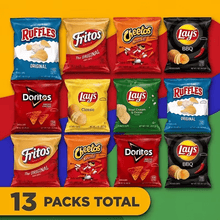 Assorted Potato Chip Snack Pack, 13 Count – Individually Wrapped Crispy Snack Bags for Lunch Boxes, Travel, Parties & Everyday Snacking