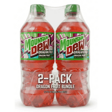 2-Pack Mountain Dew Soda Dragon Fruit 20 fl oz Bottle